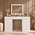L’Écrin — Coiffeuse & Miroir Lumineux