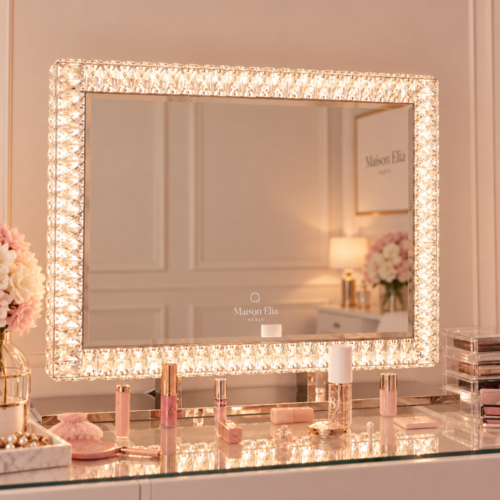 Miroir Liora – Miroir LED en Cristal
